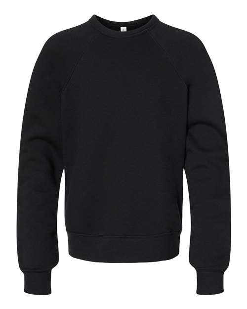 Youth Sponge Fleece Raglan Sweatshirt — Bella+Canvas 3901Y