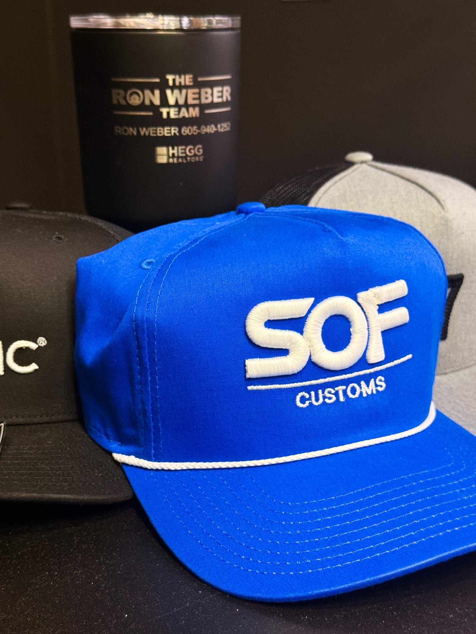 Hats, drinkware, and gifts